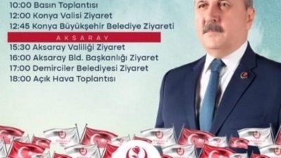 Büyük Birlik Partisi (BBP) Genel Başkanı Mustafa Destici, Konya-Aksaray ziyareti