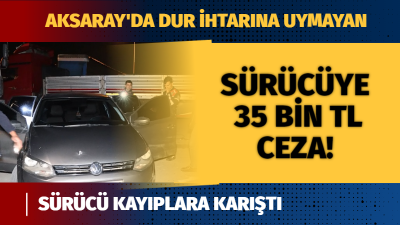 Aksaray’ın Tacin Mahallesi’nde gece yarısı başlayan kovalamaca, şüpheli sürücünün izini