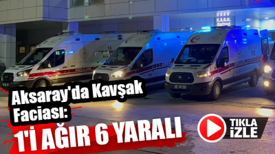 Aksaray’da yaşanan trafik kazası, endişe verici bir olayın habercisi oldu.