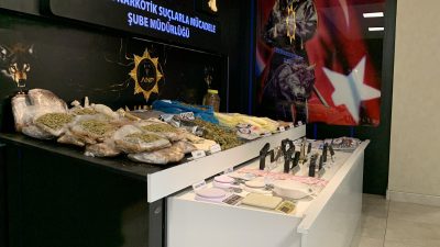 Ankara’da düzenlenen uyuşturucu operasyonunda 85 kişi yakalandı, yaklaşık 39 kilogram