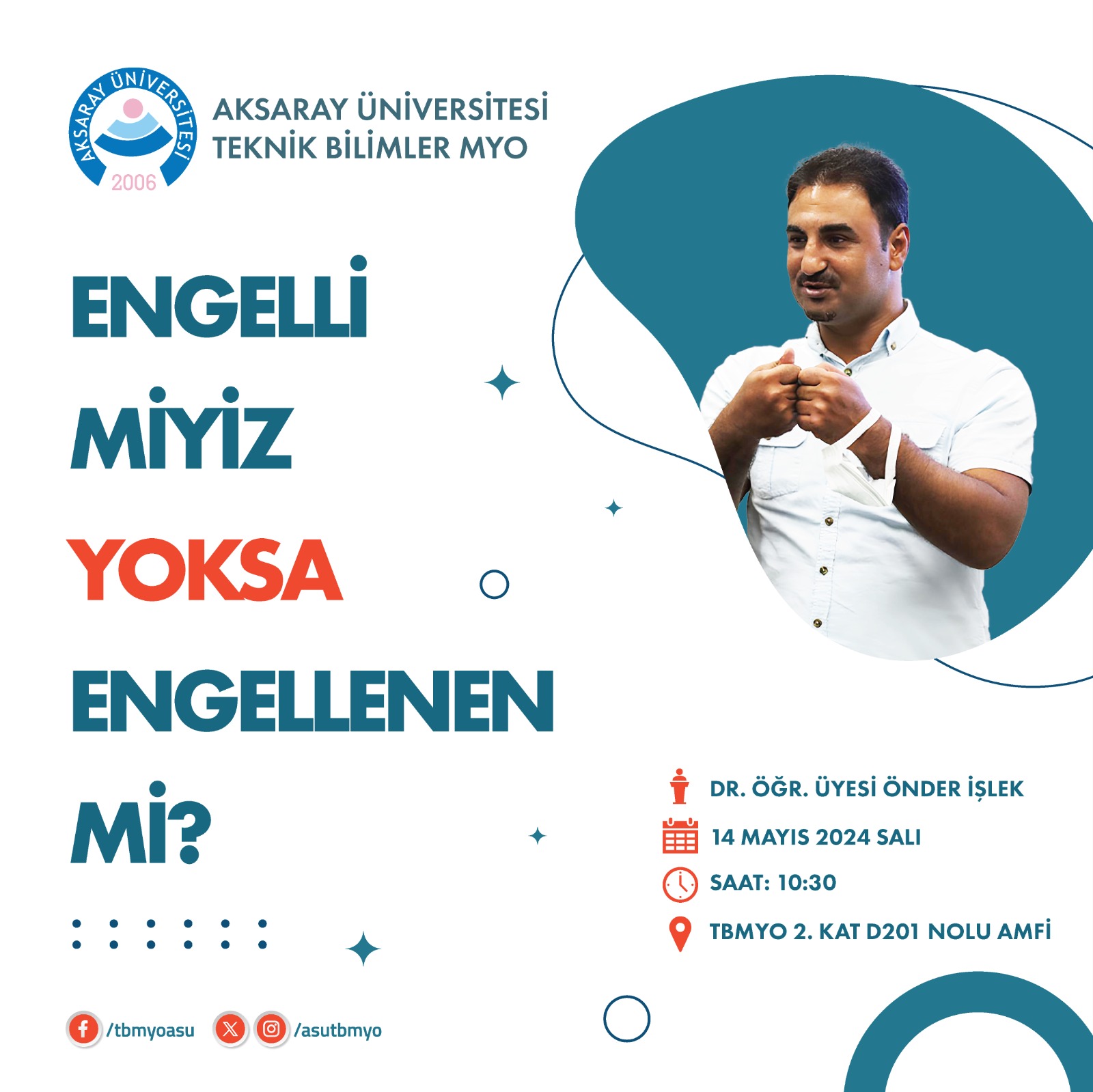 ASÜ’den “Engelli Miyiz Yoksa Engellenen Mi?” konulu program