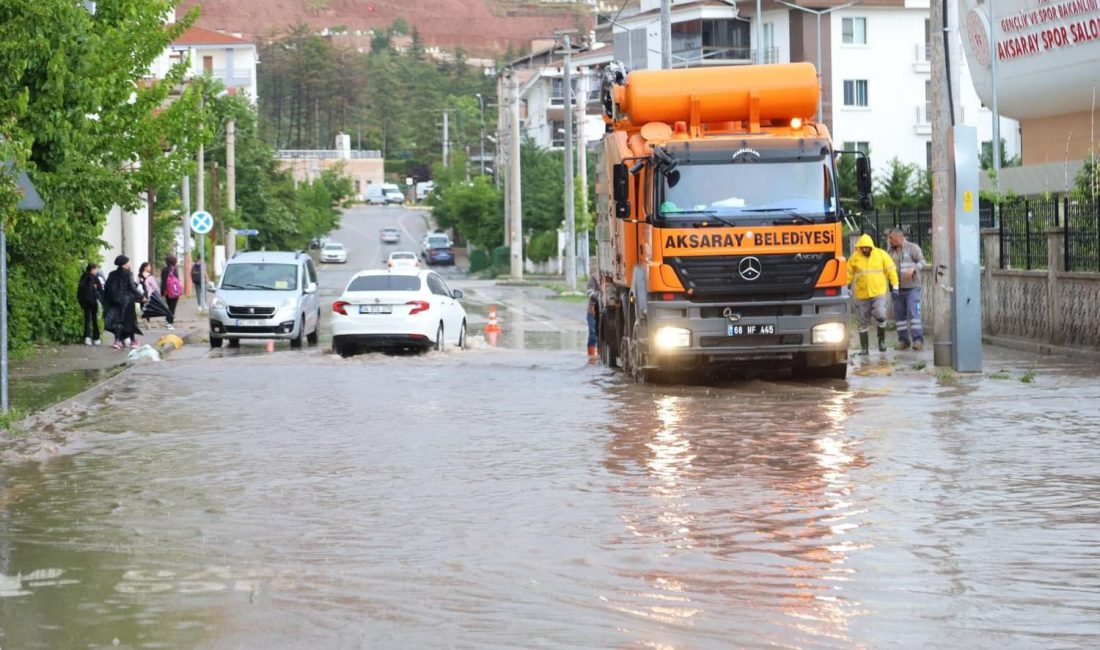 Aksaray’da akşam saatlerinde başlayan