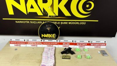 Aksaray’da Narkotik Suçlarla Mücadele Şube Müdürlüğü ekipleri tarafından yapılan kapsamlı
