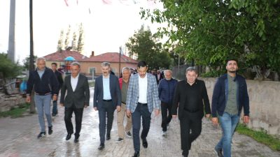 Aksaray AK Parti teşkilatı Güzelyurt  Akyamaç’ı ziyaret ederek vatandaşlarla bir