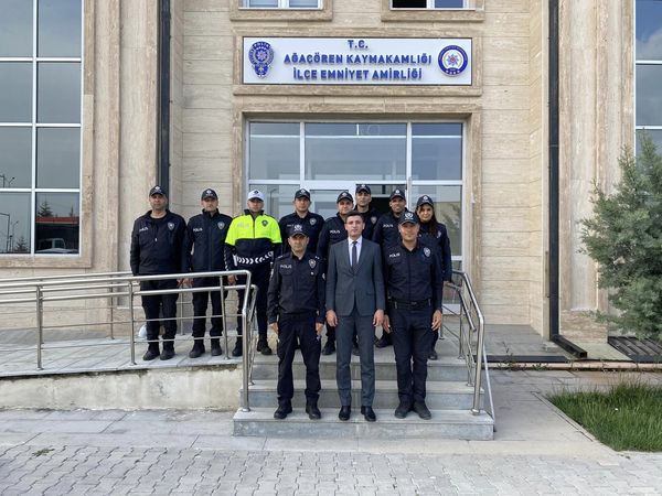 Kaymakam Akar kurum personelleri ile vedalaştı