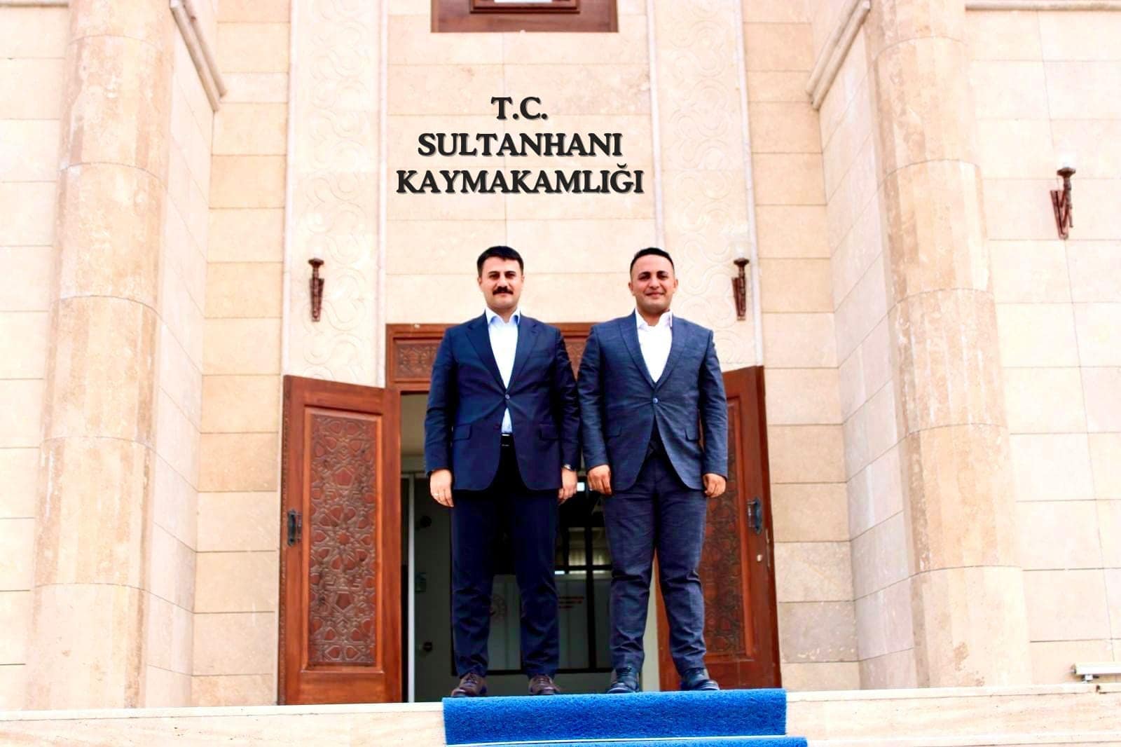 Kaymakam Aydın’dan Sultanhanı Kaymakamına tebrik ziyareti