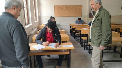 &nbsp; Aksaray İl Millî Eğitim Müdürü Metin Alpaslan, İş Makinesi