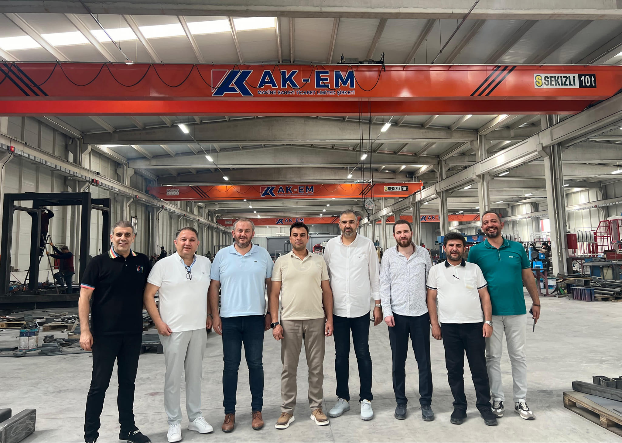 Aksaray MÜSİAD heyeti, AK-EM Makina fabrikasını ziyaret etti  