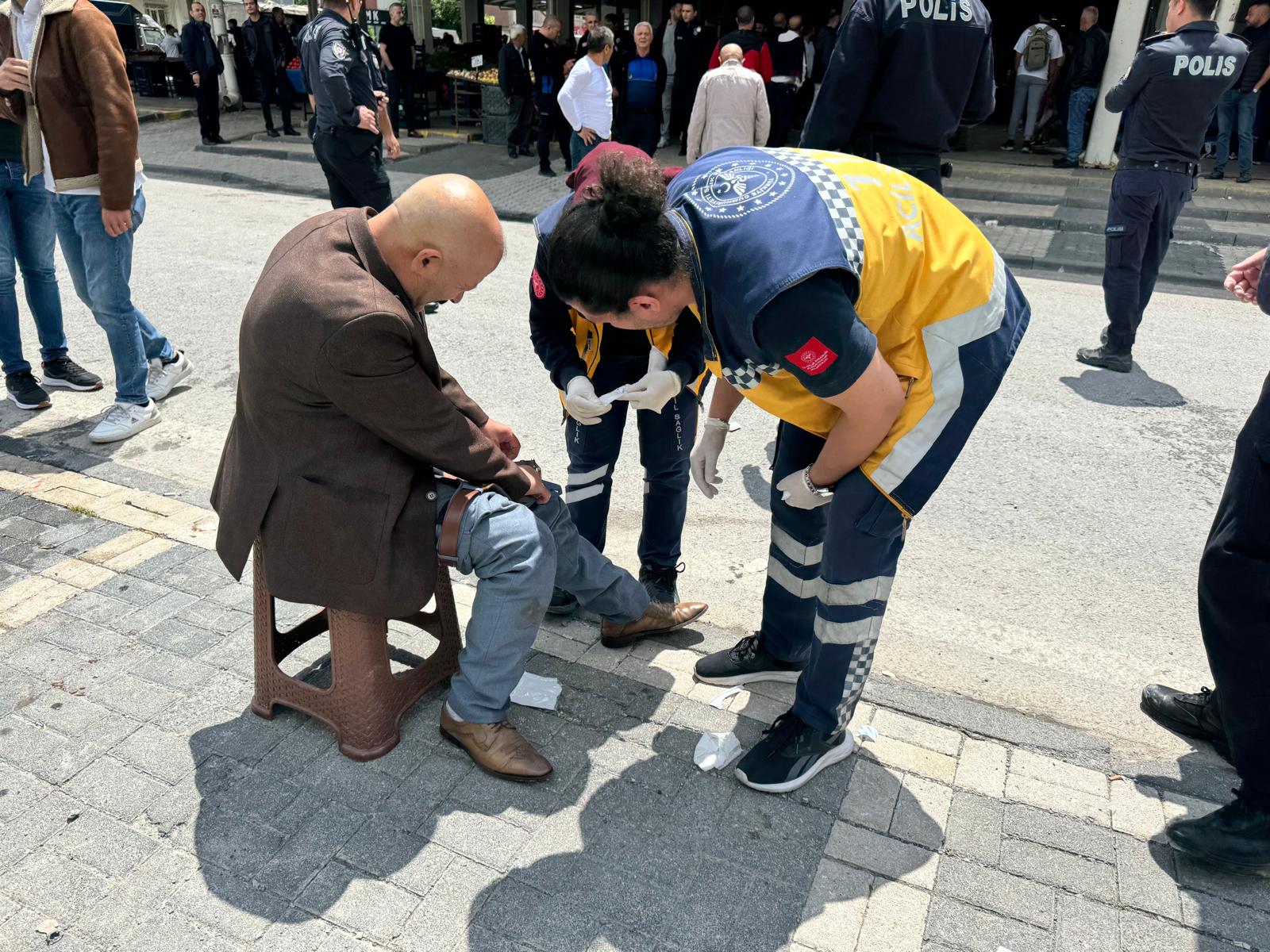 Pazarcılar arasında çıkan kavgada 5 kişi yaralandı