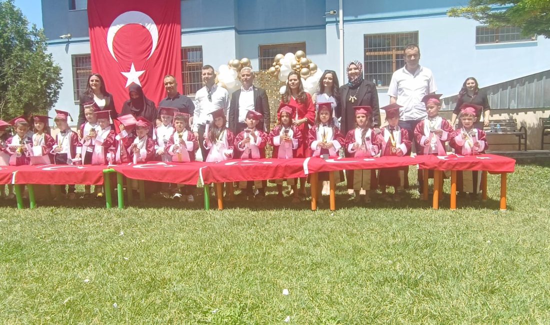 Şehidin Anısına Gözyaşlarıyla Mezuniyet! Lokman Akçağlayan Anaokulu’nda Gurur ve Hüzün Bir