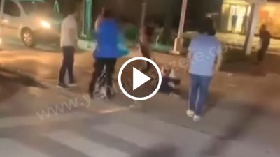 Aksaray’da eski koca ile yeni koca bir araya geldi.Kısa sürede