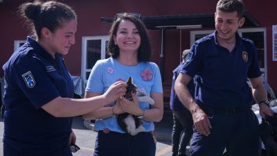 Ankara’da bir kamyonetin altından kurtarılan ve yaşadığı korkuyla bu sefer
