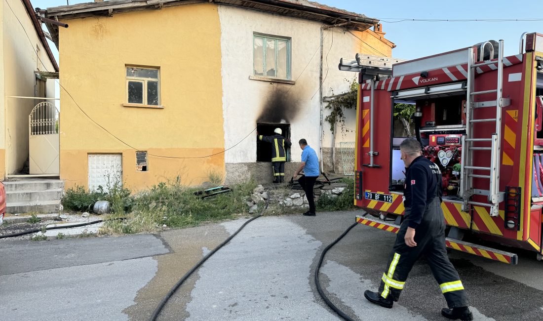 Karaman’da evi boşaltmasını isteyen