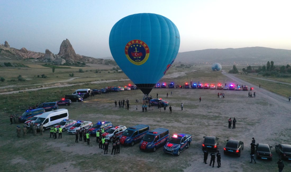 Kapadokya’da, jandarmanın kuruluşunun 185’inci