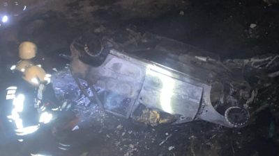 Konya’nın Ereğli ilçesinde otomobilin devrilmesi sonucu 4 kişi öldü, 2