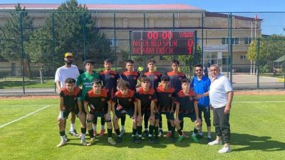 U-17 yaş grubu futbolda Aksaray Şampiyonu Aksaray Ekecikspor, Nevşehir'de başlayan