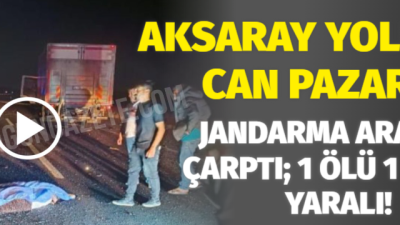 Şerefli Koçhisar-Aksaray kara yolunda yaşanan zincirleme trafik kazasında 1 kişi