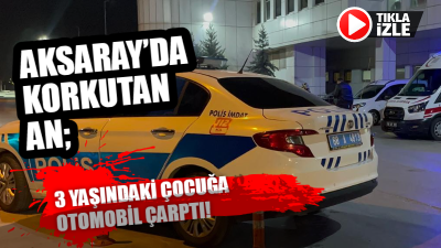 Aksaray Merkez Bediüzzaman bulvarında meydana gelen kazada otomobil yayaya çarptı.