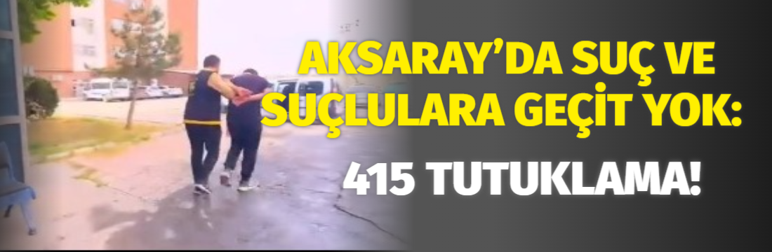 Aksaray Valiliği, suç ve