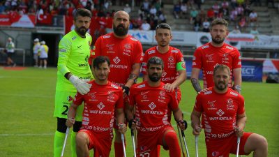 Türkiye Ampute Milli Futbol Takımı, Fransa’da düzenlenen Avrupa Ampute Futbol