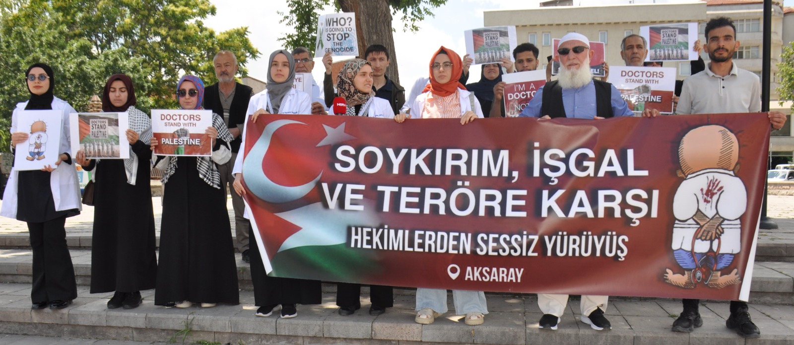 Gazze için bir araya geldiler: Sabırla ve azimle zulme karşı duranlar olacağız!