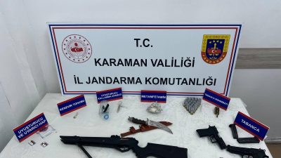 Karaman’da jandarmanın düzenlediği uyuşturucu operasyonunda gözaltına alınan 2 şüpheli tutuklandı.