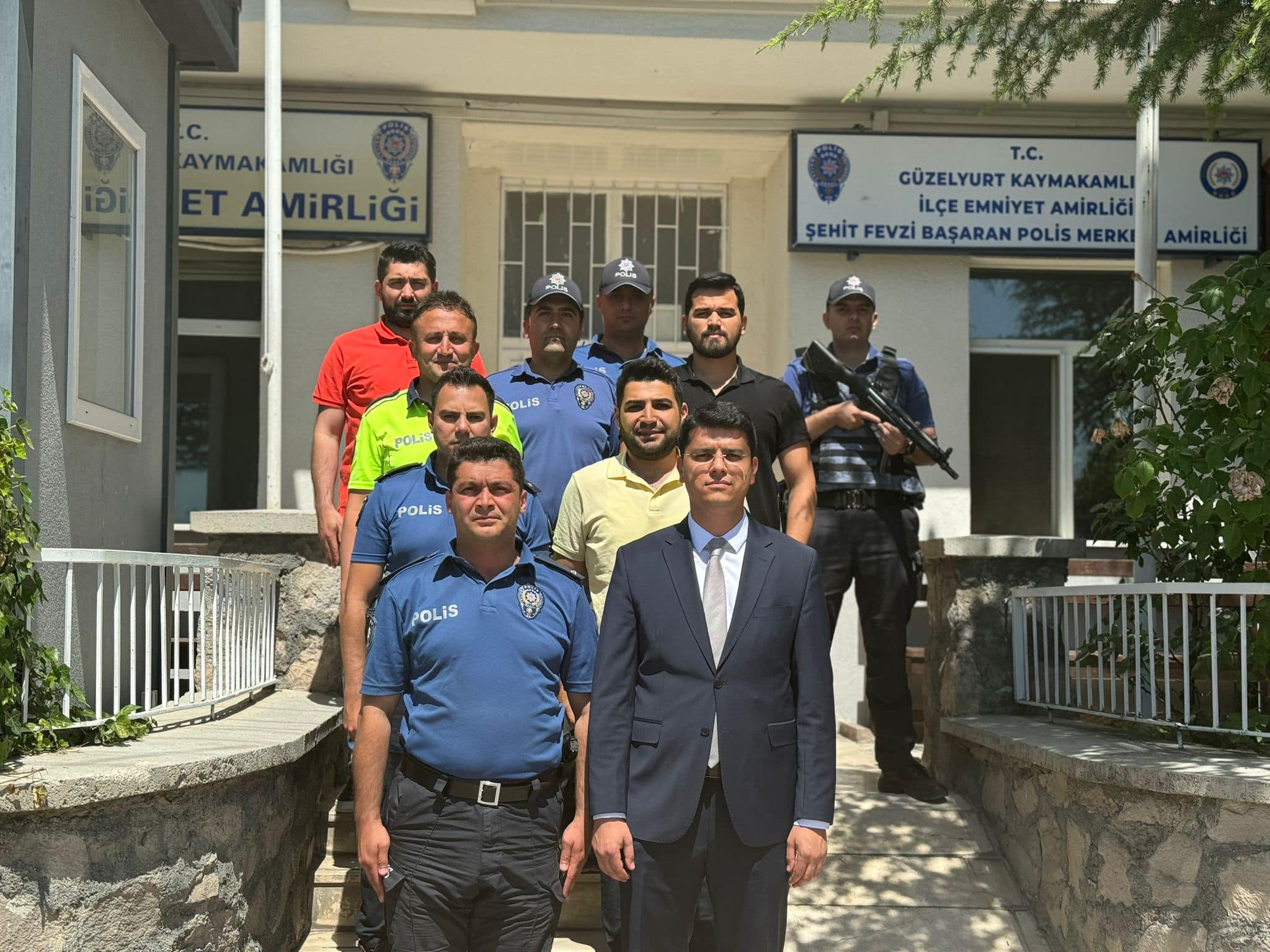 Kaymakam Yetiş, Şehit Fevzi Başaran Polis Merkezi Amirliğin’de incelemelerde bulundu