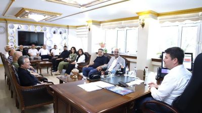 MHP Aksaray il teşkilatından bir heyet, Belediye Başkanı Dr. Evren