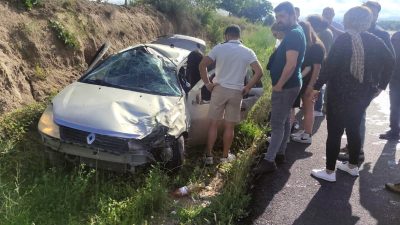 Nevşehir'de otomobilin devrilmesi sonucu Yükseköğretim Kurumları Sınavı'na (YKS) girecek öğrencinin
