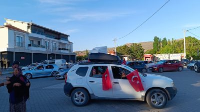 Sağlık beldesinde oylar 3 okulda kullanıldı. iki okuldan sonuçlar geldi.