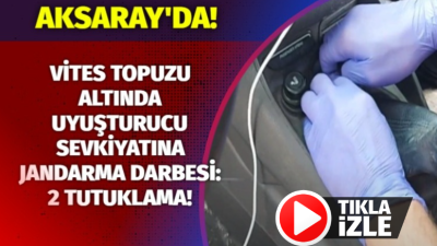 Aksaray’da Uyuşturucu Operasyonu: Vites Topuzu Altında Metamfetamin Ele Geçirildi, 2