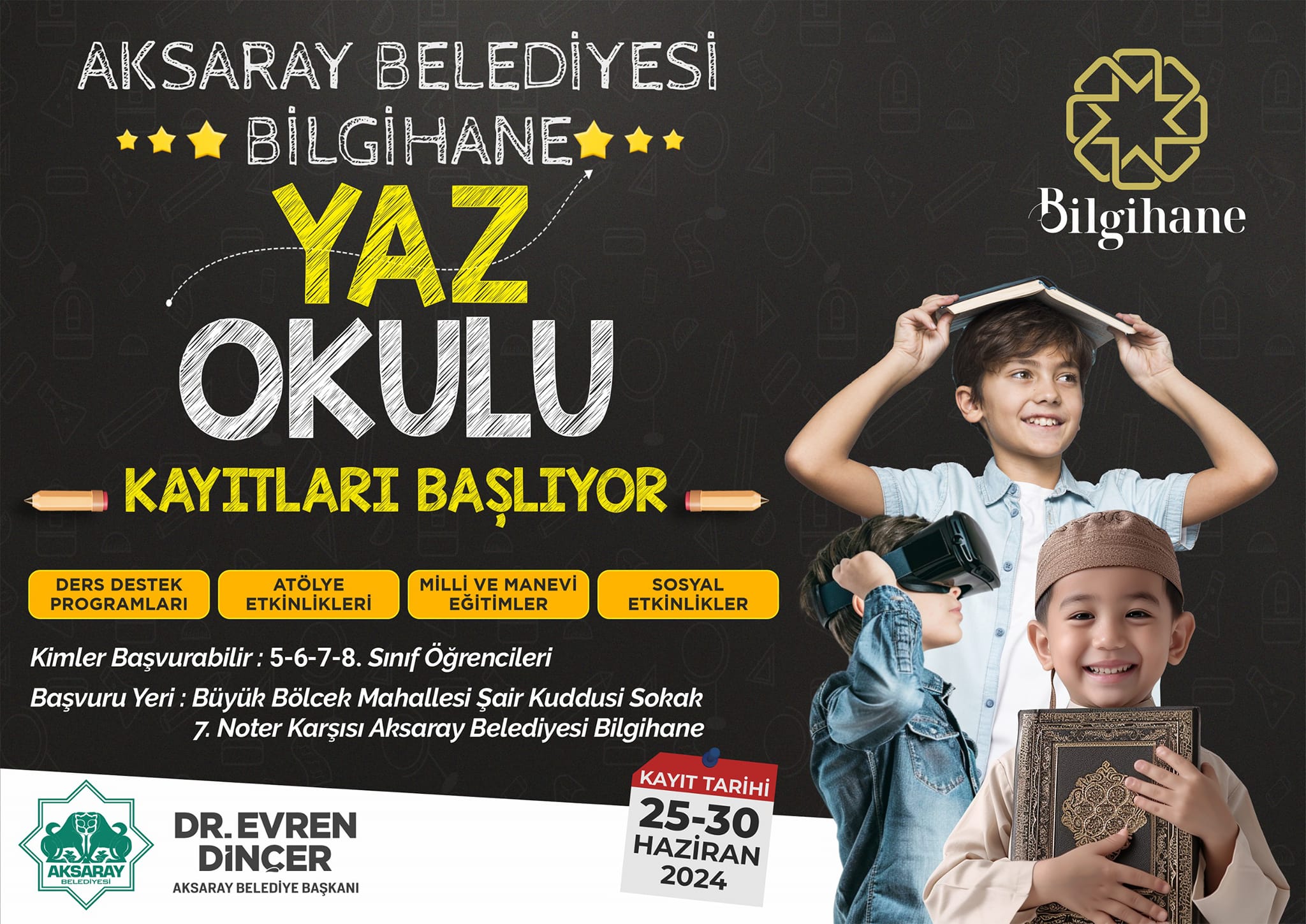 Çocuklara müjde: Aksaray’da yaz okulu programı başlıyor