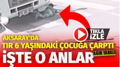 Aksaray Ortaköy ilçesinde meydana gelen kazada bir çocuk ağır yaralandı.