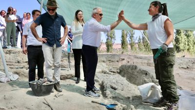 Aksaray’ın Gülağaç ilçesi Kızılkaya köyünde yer alan Aşıklı höyük avcı,