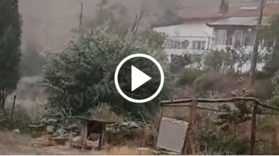 Aksaray'da akşam saatlerinde başlayan sağanak yağış, Kurtuluş Bahçeli Mahallesi'nde sele