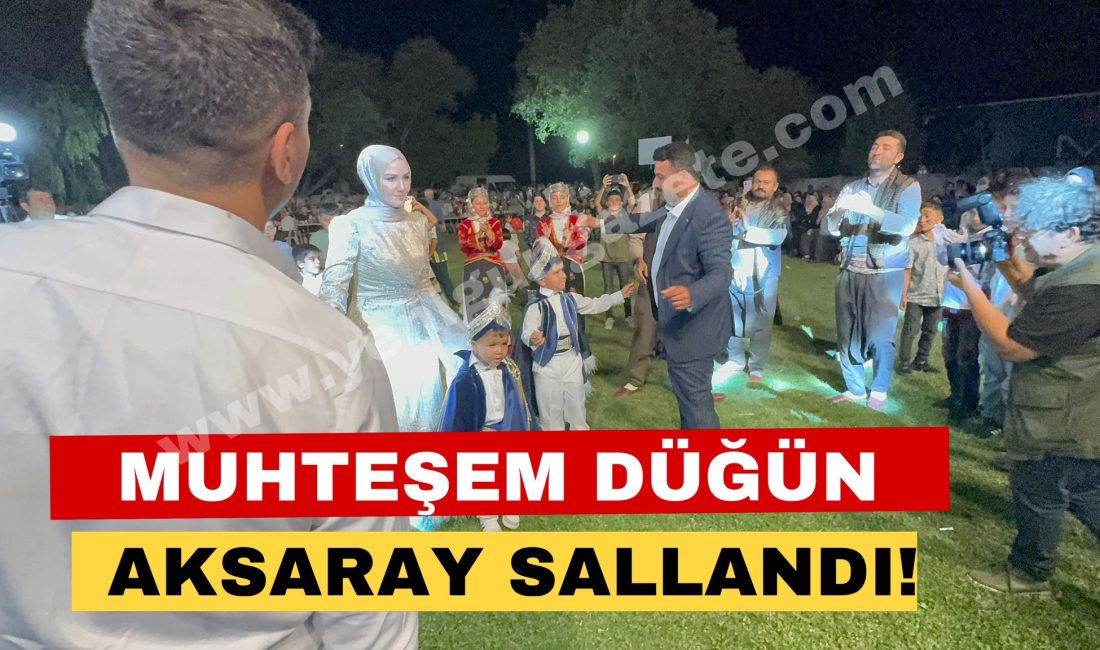 Aksaray'da coşkulu sünnet düğünü