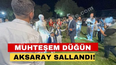 Aksaray'da coşkulu sünnet düğünü Aksaray’ın iş siyaset ve iş dünyasını