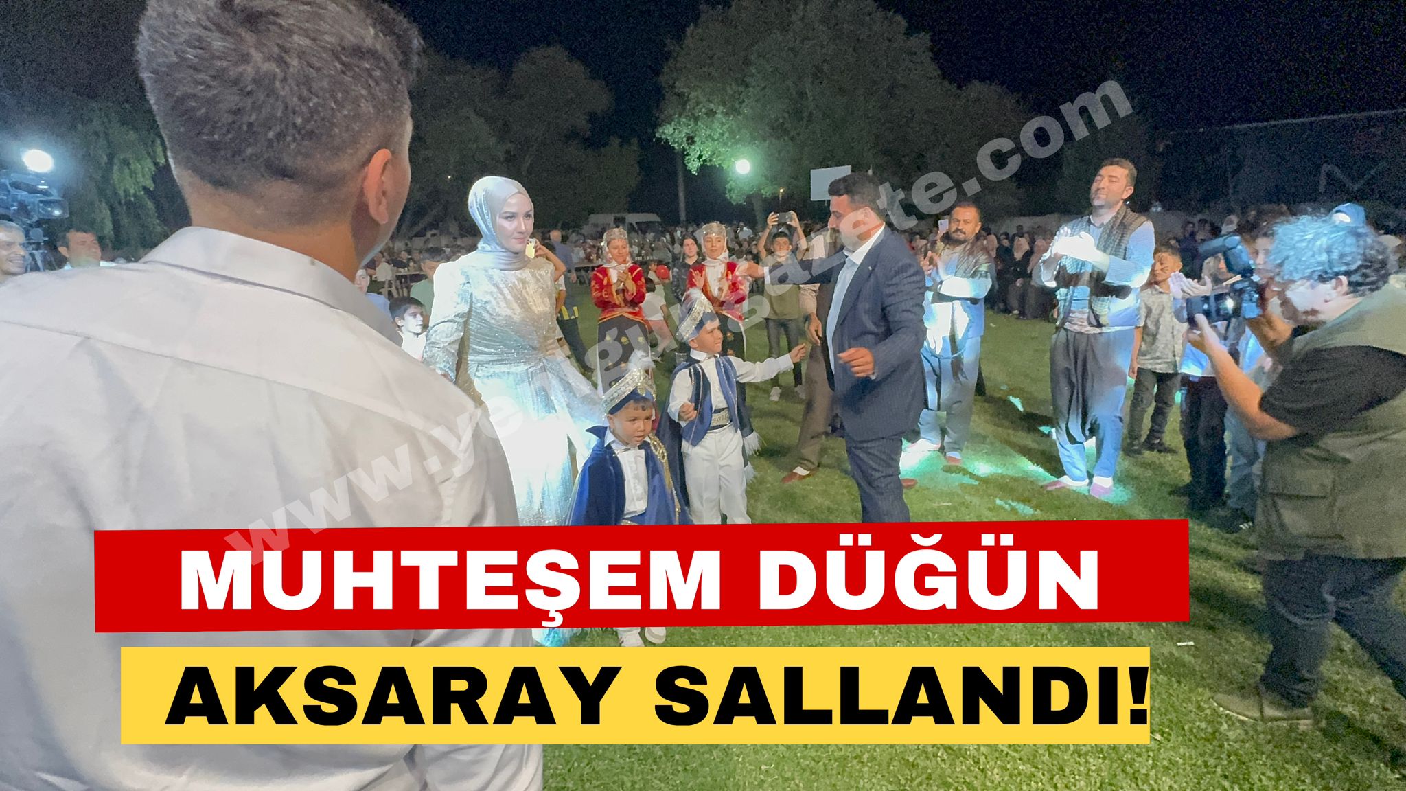 Muhteşem sünnet düğünü: Emin Koçak’ın torunlarının sünnet düğünü Aksaray’ı salladı!