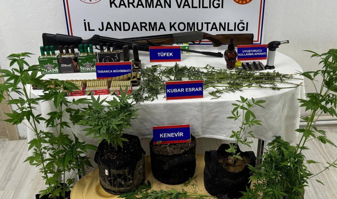   Karaman’da jandarmanın düzenlediği