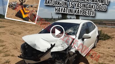 Aksaray E-90 karayolu üzerinde feci Kaza: 15 yaşındaki çocuk hayatını