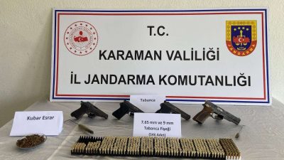 Karaman'da jandarmanın düzenlediği uyuşturucu operasyonunda 1 kişi gözaltına alındı.