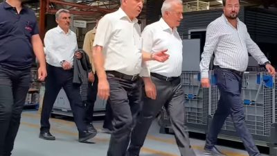 Vali Kumbuzoğlu, Sanayi tesislerini inceledi ve üretim kapasitesini övdü. Aksaray