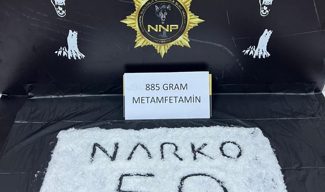 Nevşehir’de 885 gram sentetik