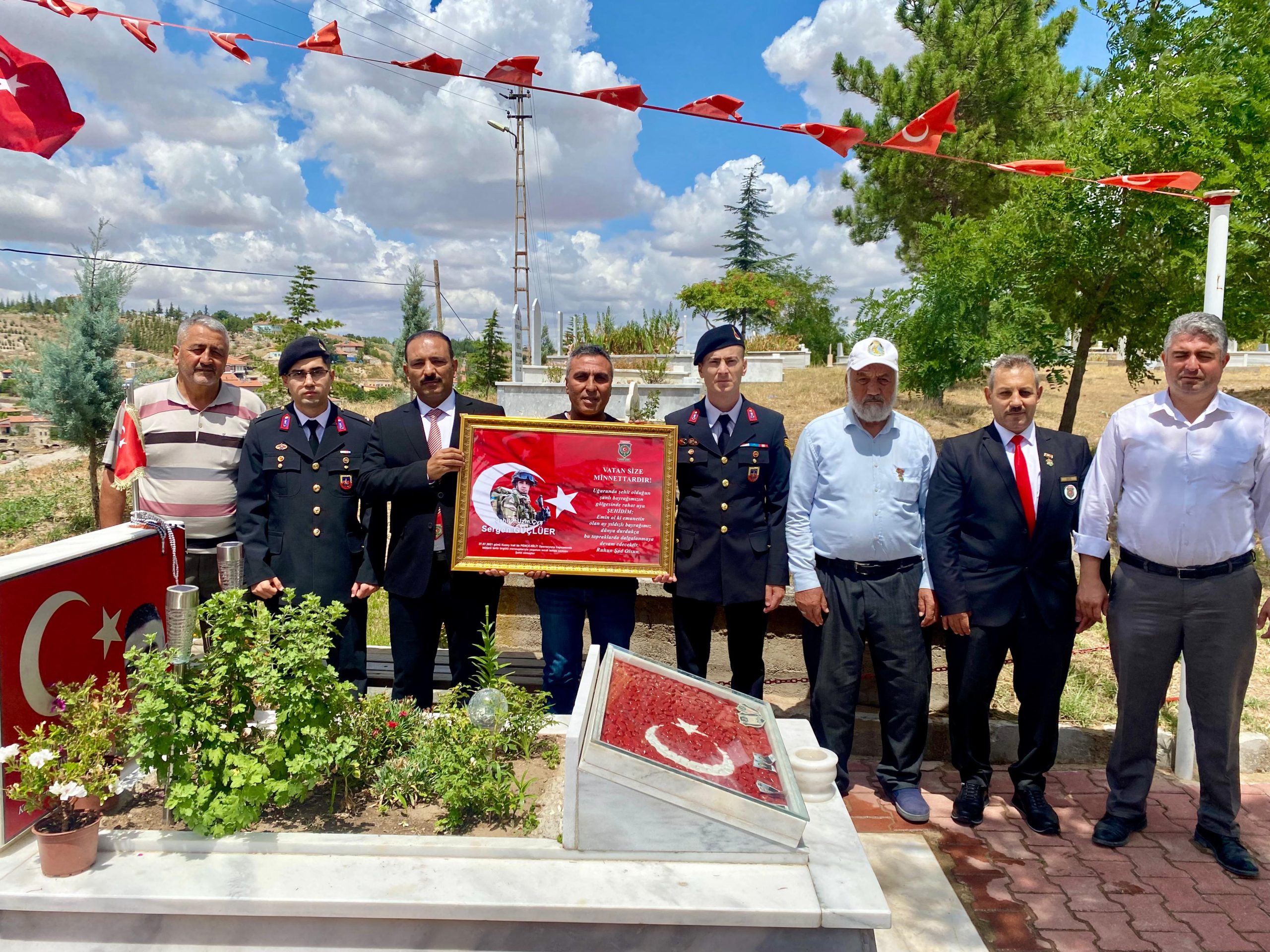 Aksaray’da şehit Sergen Güçlüer kabrinde anıldı