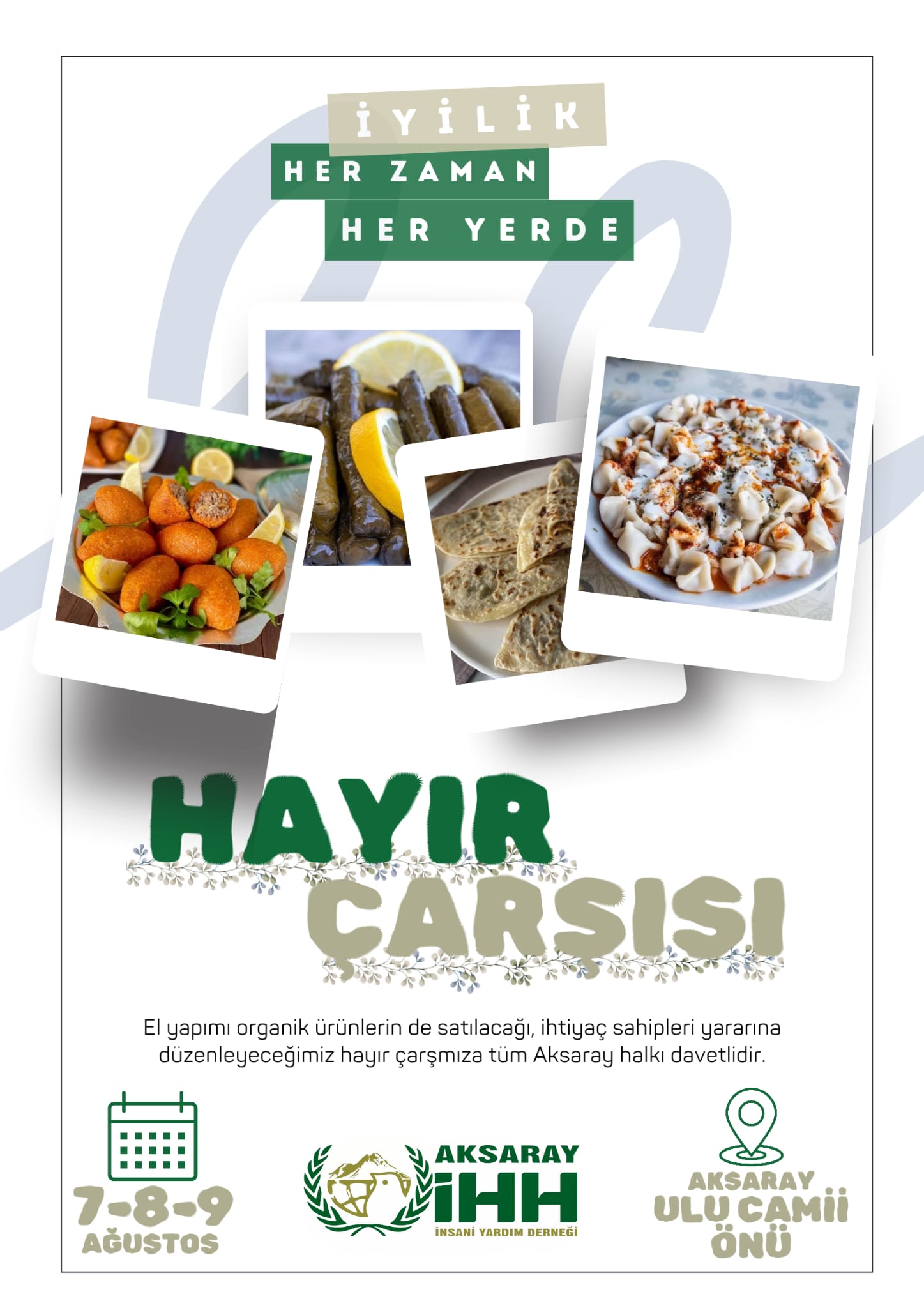 İHH, Hayır Çarşısı açılacağını duyurdu