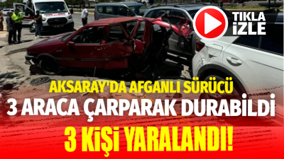 Aksaray Hacılar Harmanı Mahallesi’nde meydana gelen trafik kazası, bölge sakinlerine