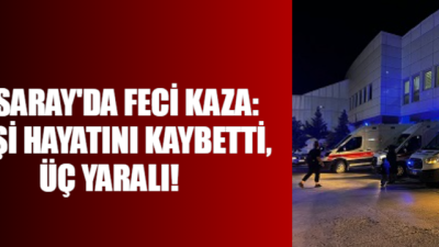 Aksaray Merkez Akın-Borucu yolunda otomobil ve motosiklet çarpıştı 2 kişi