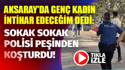 Aksaray’da, eşinin kendisinden ayrılma isteği üzerine bunalıma giren genç kadın
