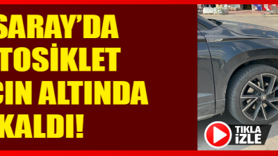 Aksaray’ın Hasas Mahallesi’nde meydana gelen kazada motosiklet ile cip çarpıştı.