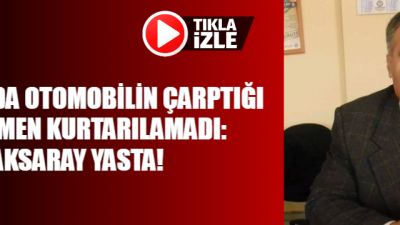 Aksaray’ın sevilen öğretmenlerinden birisi olan Selamin Erbeden, bisikletiyle seyir halindeyken,